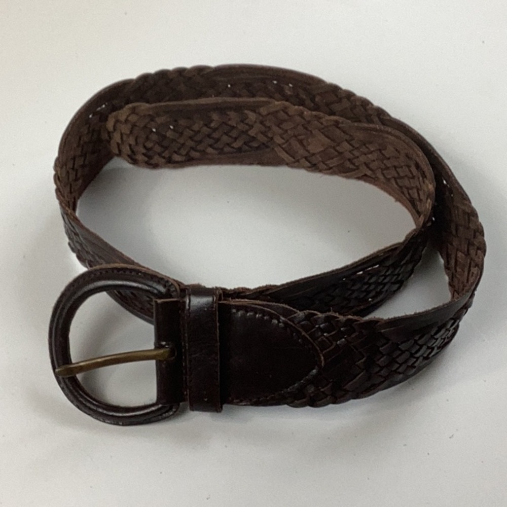 Banana Republic Braided Leather Belt - Brown
